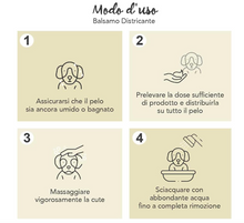 Carica l'immagine nel visualizzatore di Gallery, Balsamo Districante 250ML | Per cani e gatti di tutte le razze e tutte le età, Ristrutturante, Rinforzante, Profumato, Delicato