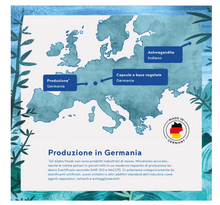 Carica l'immagine nel visualizzatore di Gallery, ASHWAGANDHA - Integratore Vegano Naturale di Ginseng Indiano - Estratto di Ashwagandha di elevata potenza - 100 capsule vegane