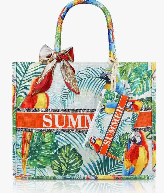 Blumacht Grande Borsa da Spiaggia, Borsa da Mare in Tela Spalla Borse