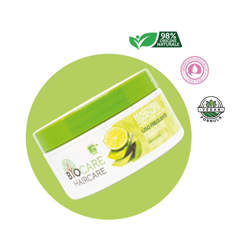 MASCHERA USO FREQUENTE IDRATANTE BIOCARE CON ALOE VERA E OLIO DI BERGA –  seventeen beauty