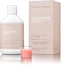 Carica l&#39;immagine nel visualizzatore di Gallery, Swedish Collagen Vegan - Liquido 500 ml Proteina Del Collagene Vegan | 10.000 mg | 8 SETTIMANE - Con Acido Ialuronico, Vitamine e Minerali
