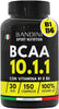 Bandini® AMINOACIDI RAMIFICATI BCAA 10 1 1 | 150 Compresse Aminoacidi Ramificati Fermentati con Vitamina B1 e B6 | 10.1.1 con Leucina, Isoleucina, Valina | Intra Pre Post Workout per Palestra | Vegan