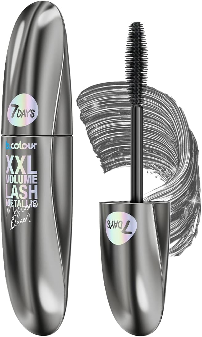 7Days Mascara Grigio per Volume e Lunghezza per il Trucco delle Ciglia - Formula Allungante a Lunga Durata - Mascara Volumizzante per gli Occhi - Effetto di Ciglia Finte