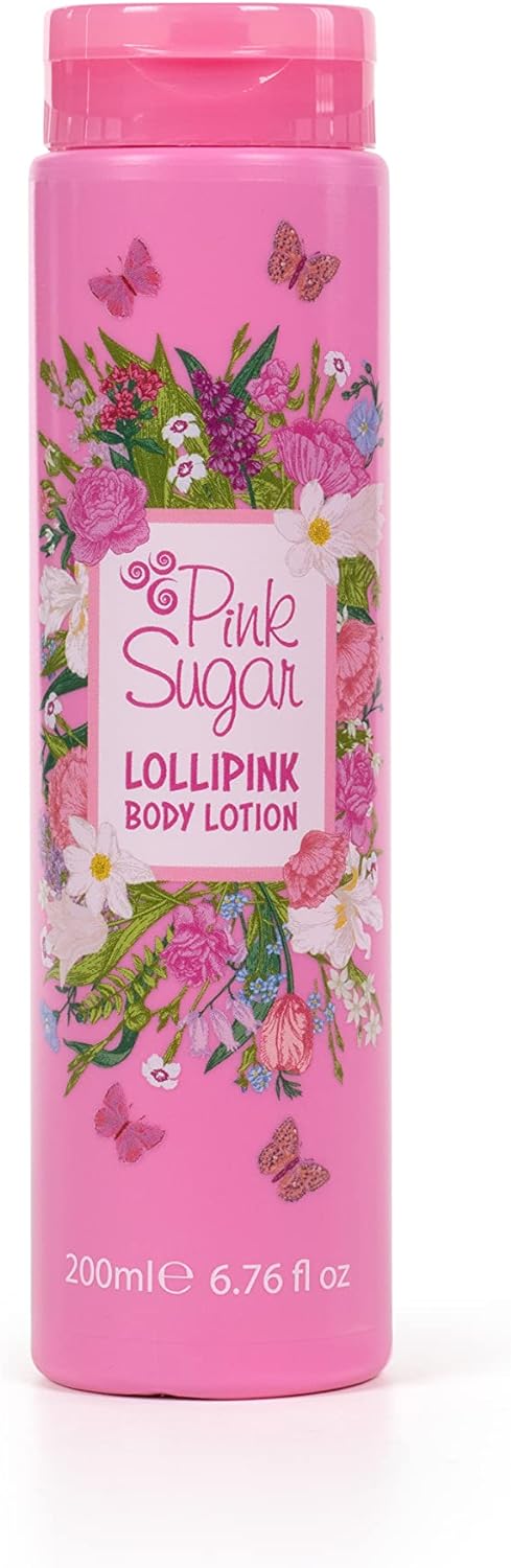 Pink Sugar, Lollipink Body Lotion - Latte corpo Delicato e leggero dall'essenza raffinata ed avvolgente - Formato da 200 ml