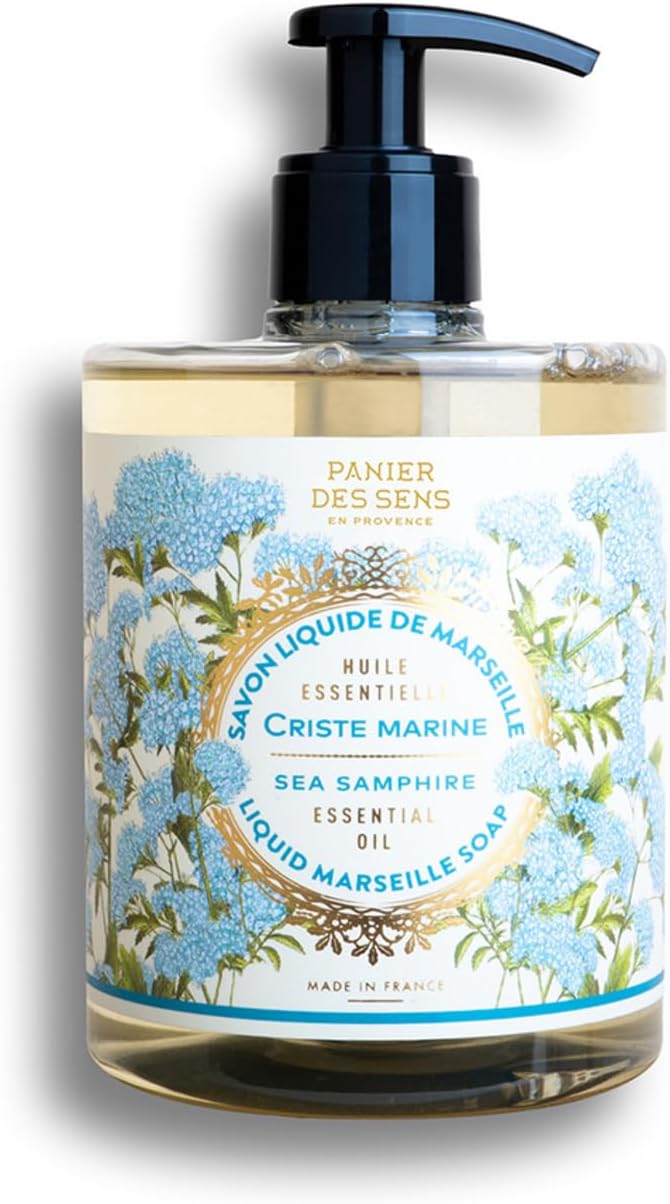 Panier des Sens - Sapone Liquido Mani - Sapone Mani Finocchio di Mare - Con Olio di Cocco - Sapone di Marsiglia Made in France - Sapone Idratante Naturale con 97% Ingredienti Naturali - 500ml