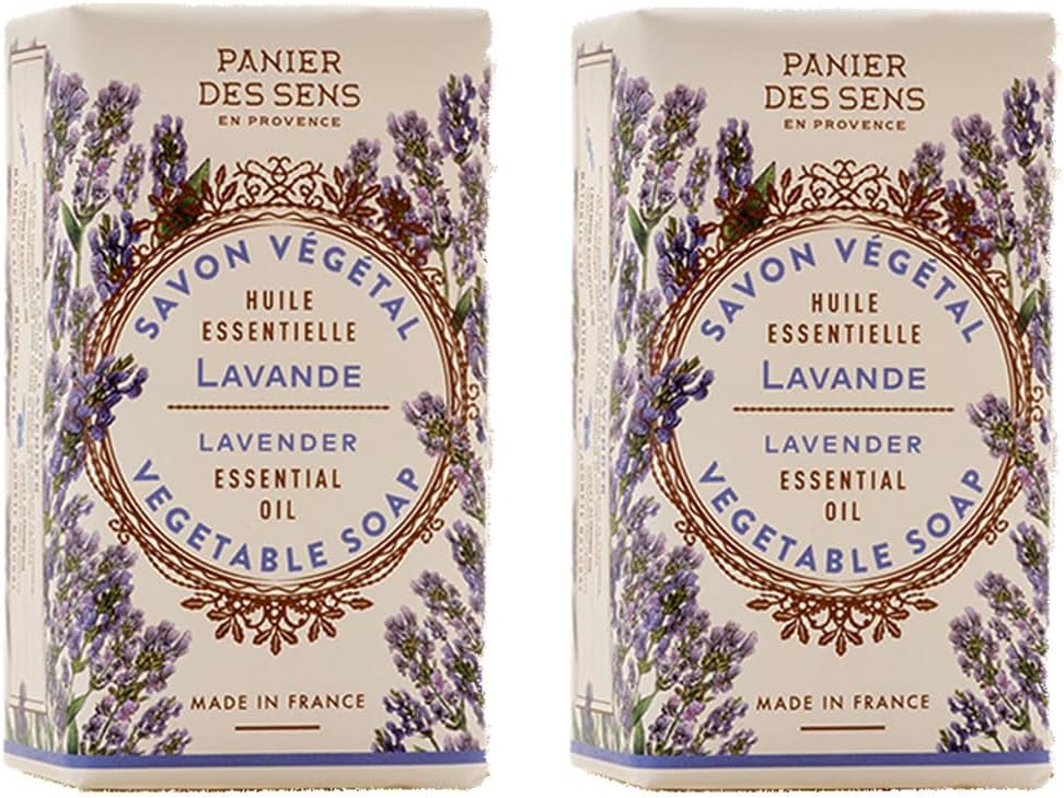 Panier des Sens Sapone Solido - Made in France Lavanda - 2x150