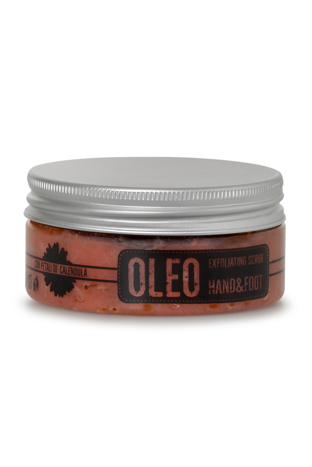 Oleo Scrub Mani e Piedi Con Olio di Nocciolo di Pesca e Cera d'Api.