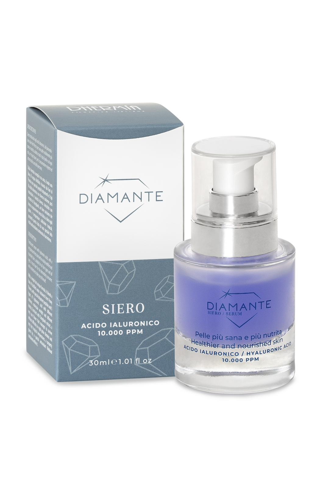 Diamante Luxury Siero viso 30ml - Antiage effetto filler riempitivo - Siero a gocce Ultraconcentrato