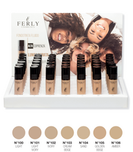 Carica l&#39;immagine nel visualizzatore di Gallery, Fondotinta Fluido Long Lasting Golden Beige N.105 FERLY
