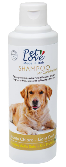 Shampoo per Cani a Manto Chiaro