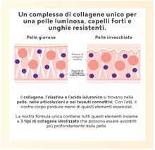 Carica l&#39;immagine nel visualizzatore di Gallery, Collagene Acido Ialuronico e Elastina Marina - Collagene in Polvere – Lampone – Collagene Marino con Acido Ialuronico 400g - Integratori per Capelli, Pelle e Articolazioni, Collagene da bere
