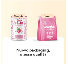 Carica l&#39;immagine nel visualizzatore di Gallery, Collagene Acido Ialuronico e Elastina Marina - Collagene in Polvere – Lampone – Collagene Marino con Acido Ialuronico 400g - Integratori per Capelli, Pelle e Articolazioni, Collagene da bere
