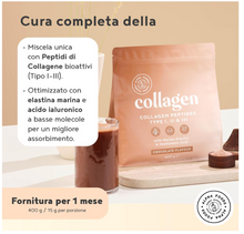 Carica l&#39;immagine nel visualizzatore di Gallery, Collagene Acido Ialuronico con Elastina Marina - Collagene idrolizzato puro – Cioccolato – Collagene da Bere 400g, Collagene in Polvere - Integratore Articolazioni, Pelle e Capelli
