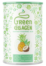 Carica l&#39;immagine nel visualizzatore di Gallery, Green Collagen – Cocco e Ananas - Collagene Marino con Acido Ialuronico e Elastina - Collagene Idrolizzato, Integratori per Capelli, Pelle e Articolazioni - 400g Collagene in Polvere
