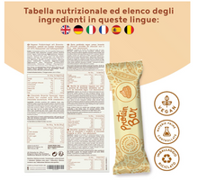 Carica l&#39;immagine nel visualizzatore di Gallery, Barrette Proteiche Vegan - CARAMELLO SALATO - 15 Barrette Energetiche Vegane Ricche di Proteine e Fibre – Snack Proteico a Basso Contenuto di Carboidrati e Zuccheri
