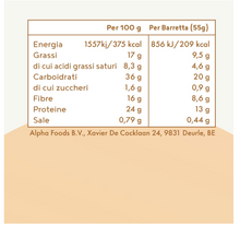 Carica l&#39;immagine nel visualizzatore di Gallery, Barrette Proteiche Vegan - CARAMELLO SALATO - 15 Barrette Energetiche Vegane Ricche di Proteine e Fibre – Snack Proteico a Basso Contenuto di Carboidrati e Zuccheri
