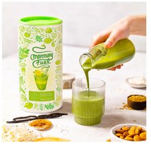 Carica l&#39;immagine nel visualizzatore di Gallery, Frullato Proteico THE MATCHA alla VANIGLIA - 600g proteine in polvere - pasto vegano, ricco di vitamine e nutrienti - per colazioni sane. Energia a lungo rilascio
