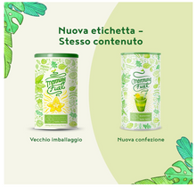 Carica l&#39;immagine nel visualizzatore di Gallery, Frullato Proteico THE MATCHA alla VANIGLIA - 600g proteine in polvere - pasto vegano, ricco di vitamine e nutrienti - per colazioni sane. Energia a lungo rilascio
