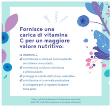 Carica l&#39;immagine nel visualizzatore di Gallery, Water Booster - Acqua Aromatizzata al Mirtillo e Açaí con Vitamina C - Naturalmente Deliziosa, a Basso contenuto Calorico e Senza Zuccheri Aggiunti - 12x2,5 g in polvere
