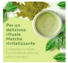 Carica l&#39;immagine nel visualizzatore di Gallery, The Matcha Ritual - Pregiato the verde matcha dal rituale giapponese - arricchito con latte di cocco, erba di grano e orzo. Ideale per frullati - 210g polvere
