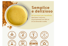 Carica l&#39;immagine nel visualizzatore di Gallery, Kurkuma Ritual - Polvere di Curcuma dal sapore speziato e valore aggiunto fisiologico. Con radice della curcuma e curcuminoidi concentrati - Golden milk - 300g curcuma in polvere
