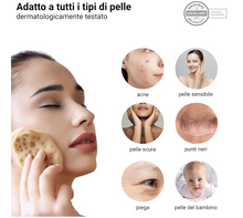 Carica l&#39;immagine nel visualizzatore di Gallery, Spugnette viso pulizia in spugna naturale - DERMATEST: ECCELLENTE, per rimuovere il make-up e pulire il viso, spugne facciali dalla Grecia, spugna viso di alta qualità (3 x 5-7 cm)
