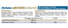 Carica l&#39;immagine nel visualizzatore di Gallery, Forhans, Integratore Alimentare Gengi-For, con Lattoferrina e D-Biotina, Azione Antibatterica e Anti Infiammatoria Naturale per il Cavo Orale, Senza Zucchero, 30 Compresse Orosolubili
