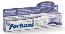 Carica l&#39;immagine nel visualizzatore di Gallery, Forhans, Dentifricio Micro Filler, Dentifricio Remineralizzante e Protezione della Dentina, Rinforza e Ripara Smalto dei Denti, Senza Parabeni e Fluoro - 75 ml
