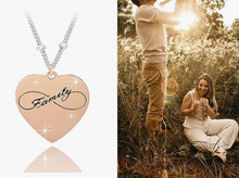 Carica l&#39;immagine nel visualizzatore di Gallery, SAGA GIOIELLI® COLLANA DONNA CUORE FAMILY INFINITO AMORE
