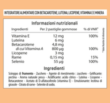 Carica l&#39;immagine nel visualizzatore di Gallery, Lashilé Good Sun Integratore Alimentare per la Pigmentazione della Pelle a Base di Rame, Selenio e Vitamina E, 60 Pastiglie Gommose, 1 mese di trattamento
