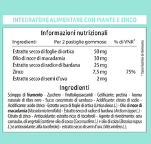 Carica l&#39;immagine nel visualizzatore di Gallery, Lashilé Good Clean Integratore per la Bellezza della Pelle a Base di Bardana, Zinco e Semi d&#39;Uva, 60 Pastiglie Gommose 1 mese di trattamento
