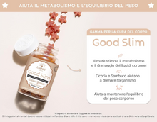 Carica l&#39;immagine nel visualizzatore di Gallery, Lashilé Good Slim Integratore per il Metabolismo e L&#39;Equilibrio del Peso corporeo con L-Carnitina, Sambuco, Cicoria, Matè, Vitamina B6 + C, 60 Pastiglie Gommose 1 mese di trattamento
