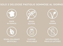 Carica l&#39;immagine nel visualizzatore di Gallery, Lashilé Good Slim Integratore per il Metabolismo e L&#39;Equilibrio del Peso corporeo con L-Carnitina, Sambuco, Cicoria, Matè, Vitamina B6 + C, 60 Pastiglie Gommose 1 mese di trattamento
