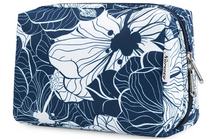 Carica l&#39;immagine nel visualizzatore di Gallery, Narwey Beauty Case Grande Borsa da Viaggio Borsa da Toilette per Donna Ragazze Trousse Borsa Cosmetica da Donna (Striscia blu, grande)
