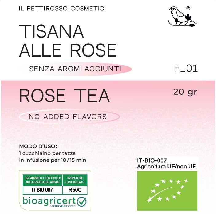 TISANA ALLE ROSE BIOLOGICA 20 GR – BUSTINA