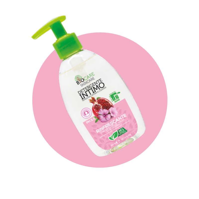 BIOCARE DETERGENTE INTIMO RINFRESCANTE MALVA E MELOGRANO 300ml