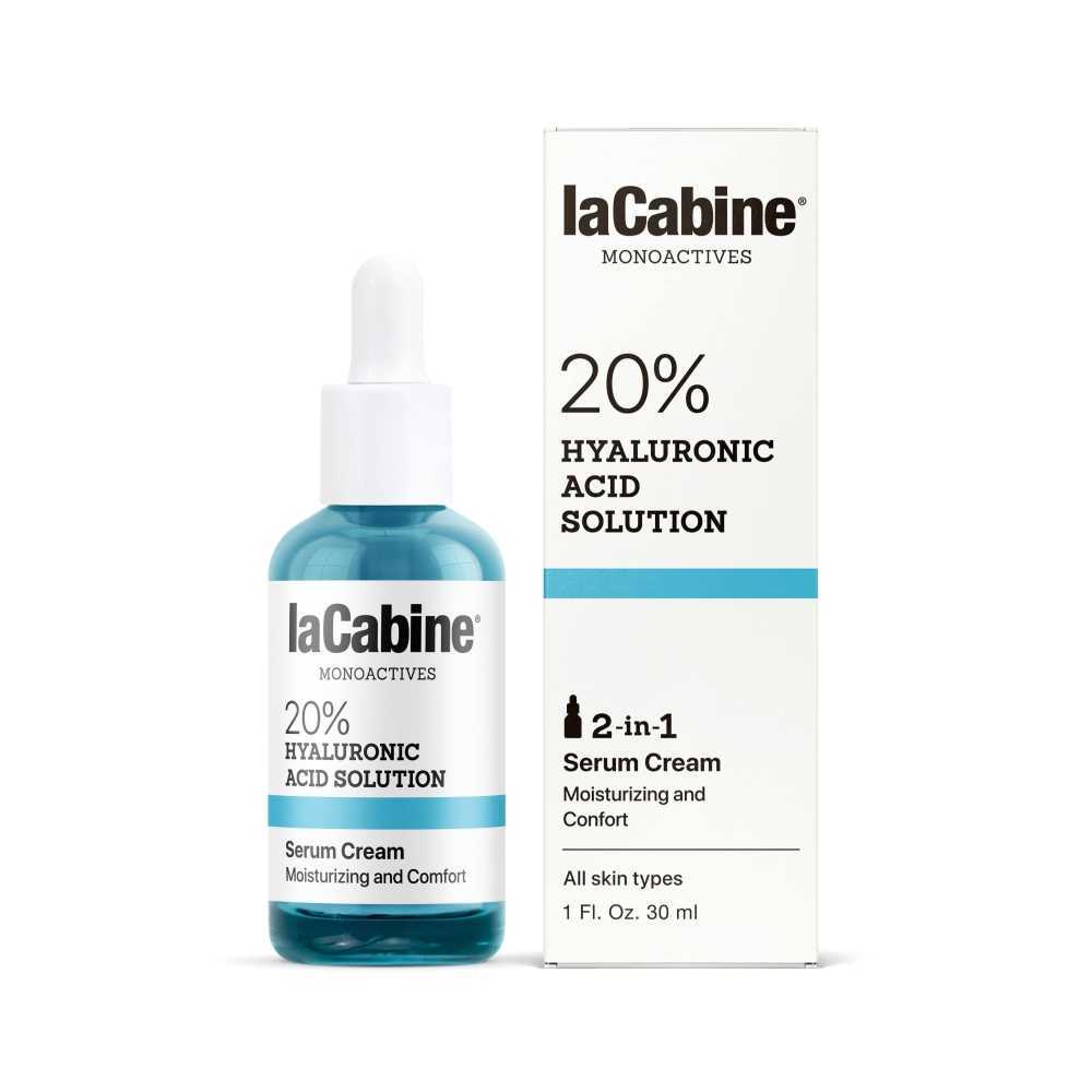 Idratante crema/siero 2in1 20% HYALURONIC ACID SOLUTION - LA CABINE